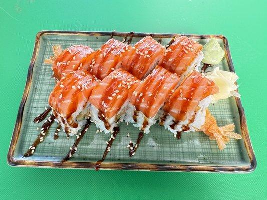 Orange dragon roll