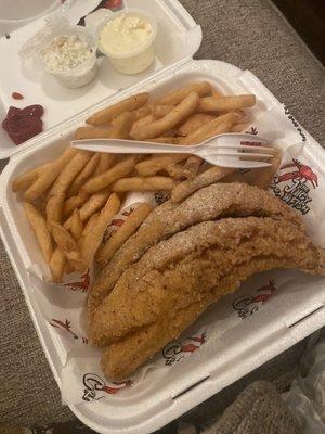 Red Snapper Combo Dinner