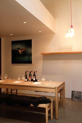 Our intimate tasting room