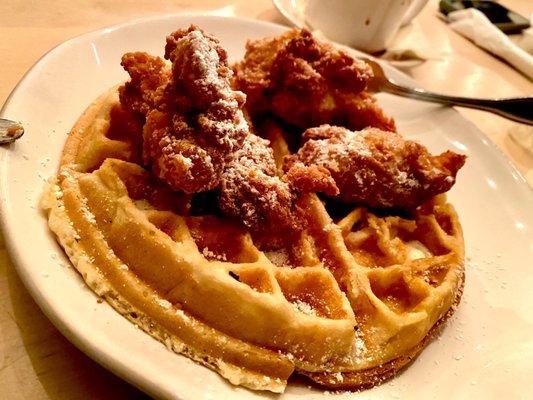 chicken and waffles