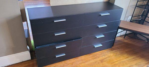 Furniture Assembly.
Assembled two of these modern, sleek  black dressers.