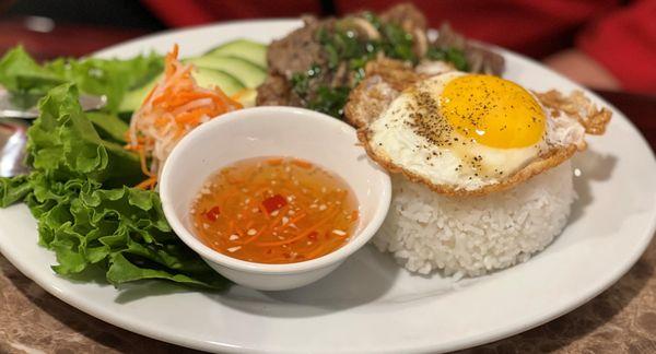 Grilled Short Ribs w/Egg Rice Plate