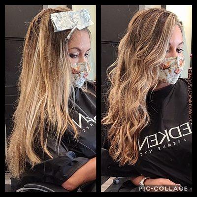 Balayage with Foils