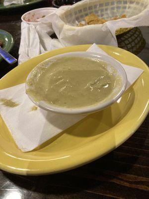 salsa verde (very spicy)