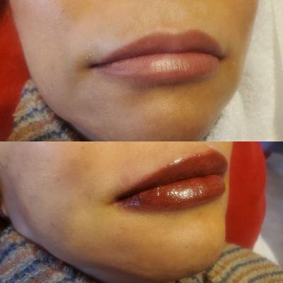 FULL LIP COLOR TATTOOING