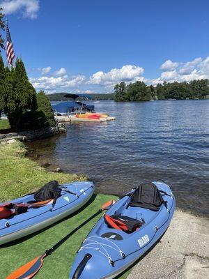 The view from the launch area