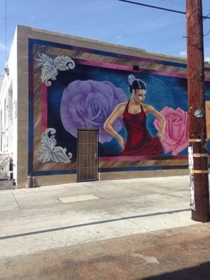 Mural next door.