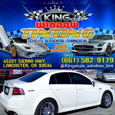 20% tint  front windows 5% back windows