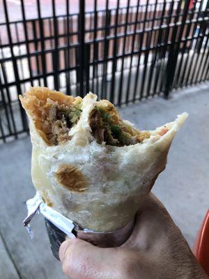 Bomb carnitas burrito