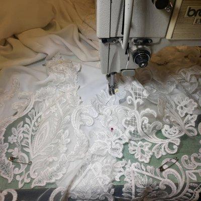 Wedding dress alterations