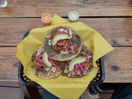 Panuchos with Cochinita Pibi