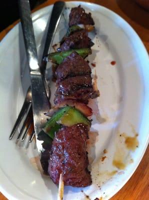 Steak kabob