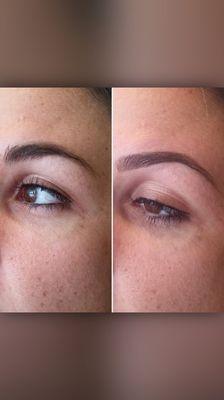 Perfect arched brow