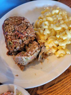 Meatloaf and Mac and Cheese