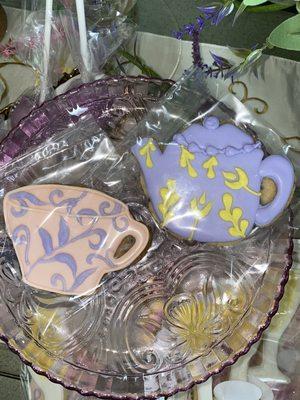 My Custom Tea Party & Bubbles Cookies (Chocolate Chip & Sugar)