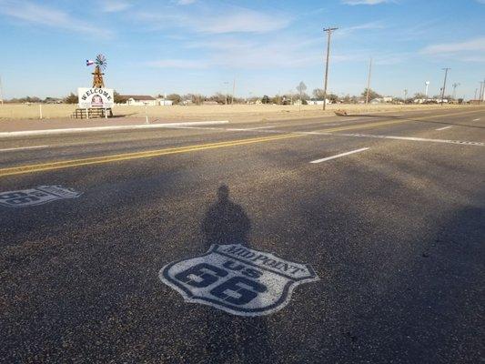 Old Rt 66 - You're just as far in, as you are out