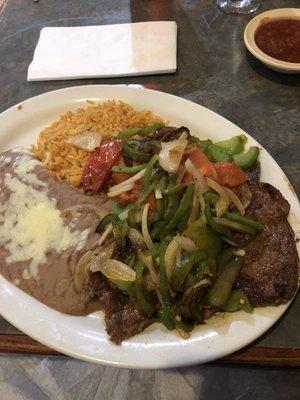 Mexicana steak