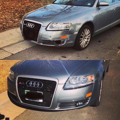 Before and after of my A6