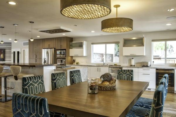 Modern white kitchen