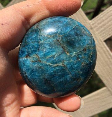 Blue apatite