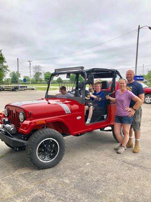 HAPPY family with their new ROXOR Off-Road!