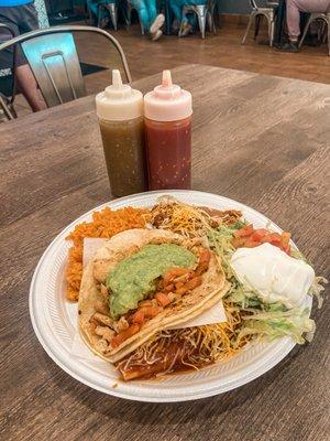 Taco & Enchilada Combo