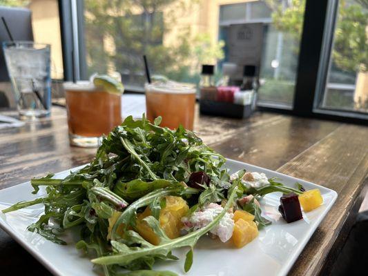 Tequila Mockingbird and beet salad