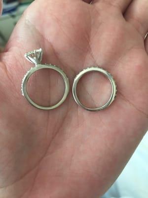 2 rings I had unsoldered: perfect condition