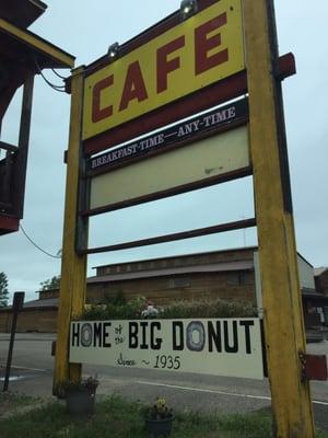 Great donuts - big, fluffy and a tad chewy. Just right! French toast was great too!