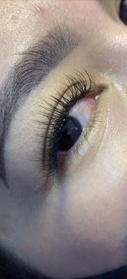 Classic eyelashes extensions