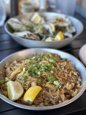 Chicken Pansit Guisado Noodles Plate