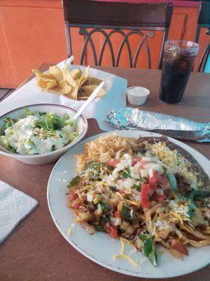 Great fajita plate at a great price. One of my favorite small businesses in CP.