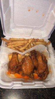 6 piece hot wings