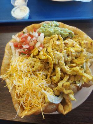 Chicken taco salad