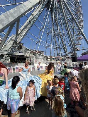 Princess Party on Boardwalk with a little view of cranium shaker