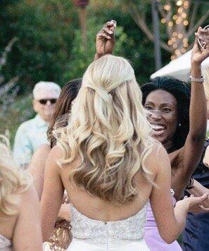 My Tovani extensions made an appearance at my wedding :)