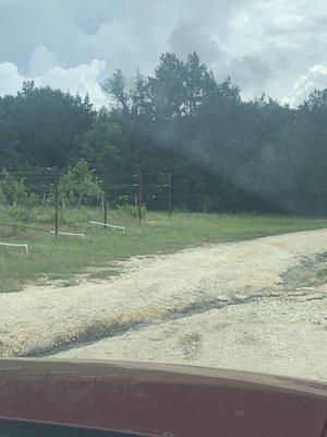 Entrance to winery.