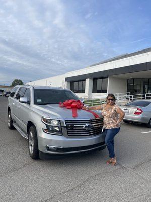 Pure excitement leaving the dealership.