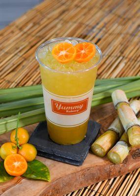 FRESH Kumquat Cold Pressed Sugarcane Juice