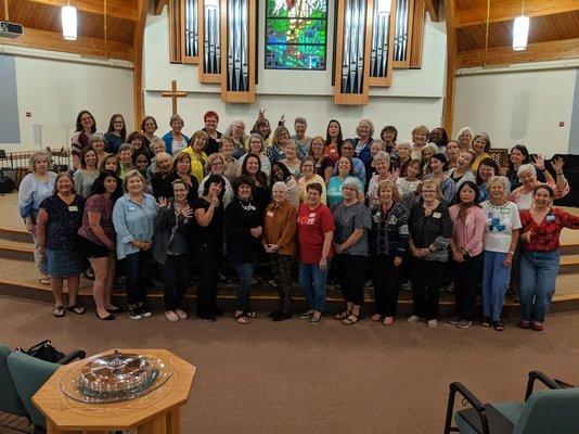 A vibrant church full of fun events.  Women's Ministry Retreats are held three times a year.