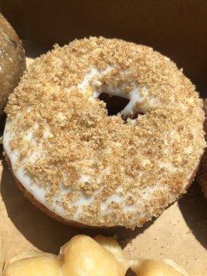 Cake donut with cinnamon and sugar