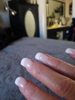 Organic nails. No acrylic or gel , just as strong.