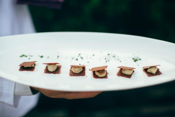 Chicken liver mousse with madeira chocolate