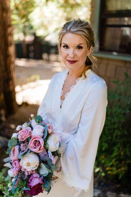 bridal hair and makeup by Jen