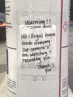 Warning: the grammar cops are watching you. "Cameras" no apostrophe, morons.