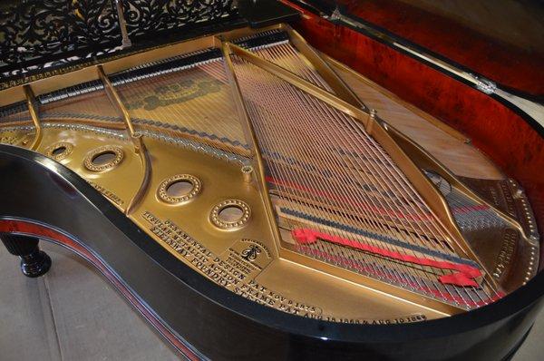 AFTER  1898 Steinway, showing interior bebuild.