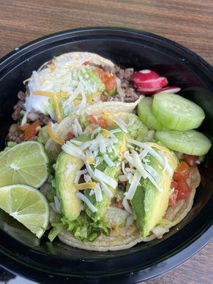 Carne Asada and Fish Super Tacos