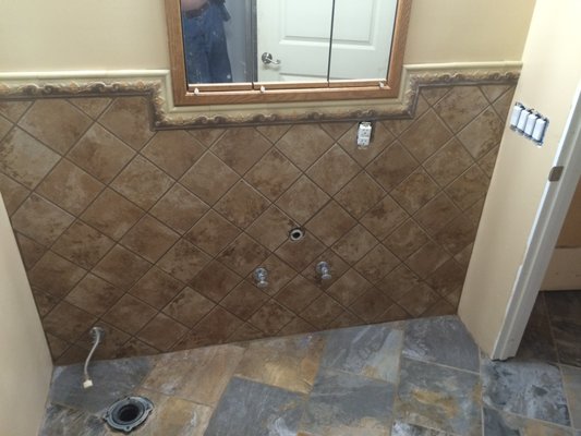 Bathroom remodel.