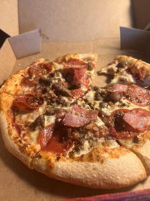 High Five Meat Personal Pizza