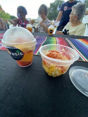 Elote and mangonada